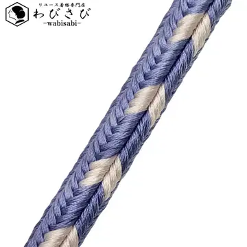 일본 정통의상 소품 허리띠 순수 실크 마루구미 끈 그라데이션 C-6255