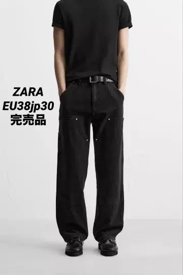ZARA 자라 스트레이트 핏 카펜터 데님 EU38 jp30