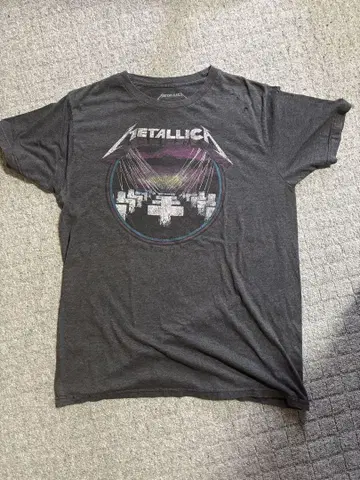 METALLICA 티셔츠 그레이 M 사이즈