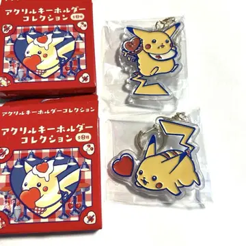 피카츄 다이너 아크릴 키링 포켓몬 센터 햄버거