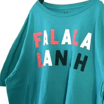머드 엔진 FALALA LANAH 티셔츠 XL 그린 그린 구제 의류