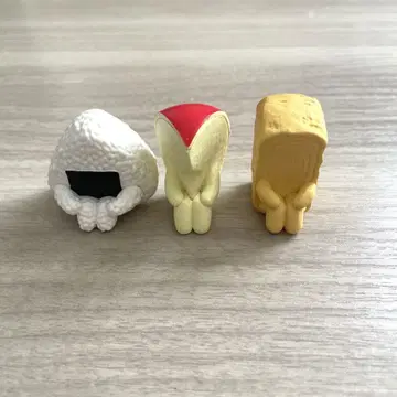 기다림 도시락 가챠 오니기리 계란말이 사과 반다이