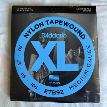 D'Addario ETB92 나일론 테이프 권선 줄 개봉 완료