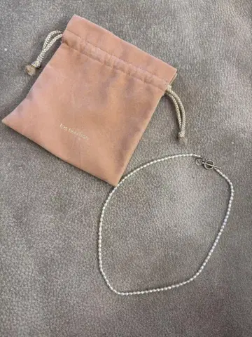 르봉봉 blanc pearl choker 펄 목걸이