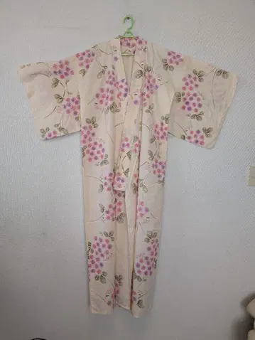 꽃무늬 100% 면 유카타