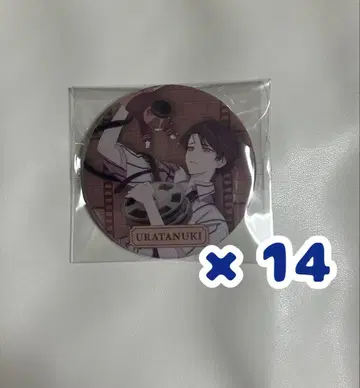 우라시마사카타센 우라타누키 키스 마크 캔뱃지