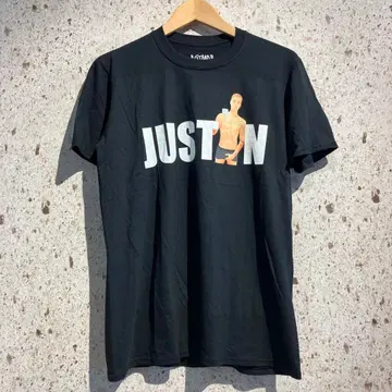 JUSTMOJI JUSIN BIEBER 뮤직 티셔츠 저스틴