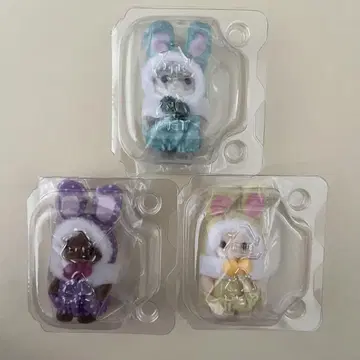 실바니아 컬러풀 토끼 코스튬 3종 세트
