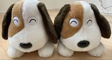개 얼굴 봉제 인형