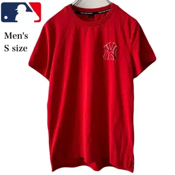 MLB 뉴욕 양키스 반팔 티셔츠 남성용 S 레드