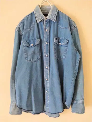 Wrangler 90년대 웨스턴 데님 셔츠