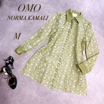 NORMA KAMALI / 오간자 오버 셔츠 겉옷 9호 retro