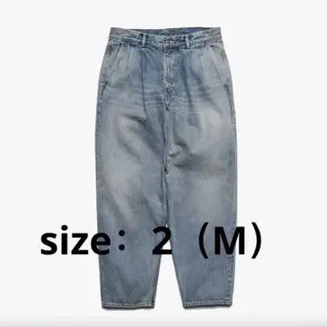 Selvage Denim Two Tuck 그라프 페이퍼 데님 팬츠 2