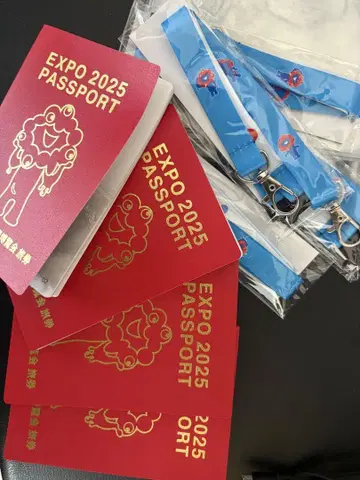 가격 인하 OK! 1권 EXPO 2025 여권과 스트랩 세트