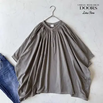 새상품급 24SS DOORS 코튼 보일 롤업 슬리브 블라우스