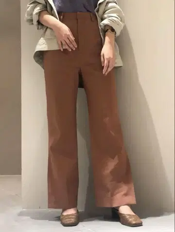 FRAY I.D 플레어 슬릿 팬츠