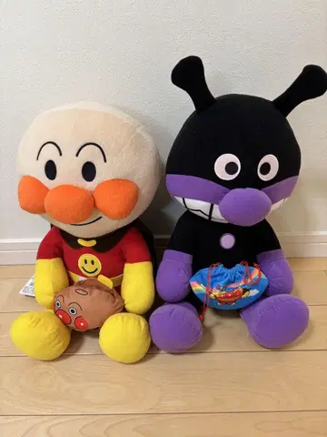 호빵맨 세균맨 봉제 인형 세트
