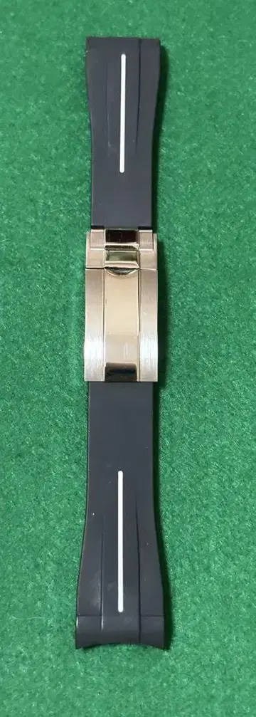 검정 고무 벨트 실버 버클 20mm