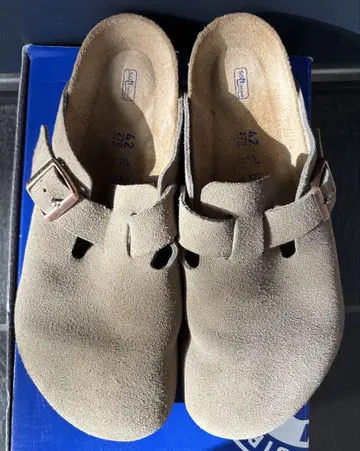버켄스탁 보스턴 42 토프 Boston TAUPE 27cm