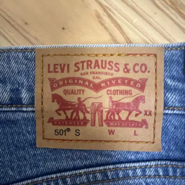 Levi's 501 S Skinny 데님 라이트 블루