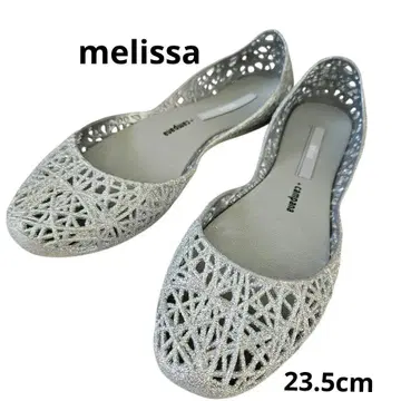 Melissa 여성용 플랫슈즈 실버 23.5cm 새상품급