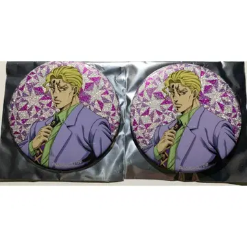 죠죠 월드 JOJO WORLD 글리터 캔뱃지 요시카게 키라 2개