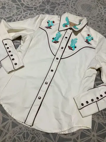 여성용 Scully 스컬리 자수 웨스턴 셔츠