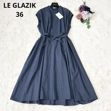 LE GLAZIK 르 글라직 프렌치 슬리브 코튼 셔츠 원피스