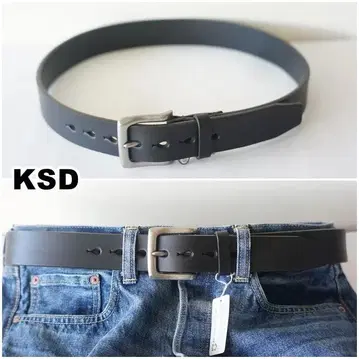 KSD 가죽 벨트 극후 롱 타입 6271 38인치