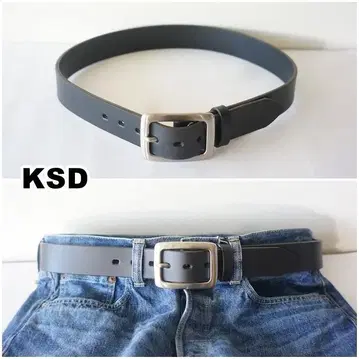 KSD 가죽 벨트 도톰 롱 타입 6272 36인치