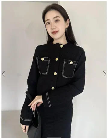 anuans 노카라 니트 자켓