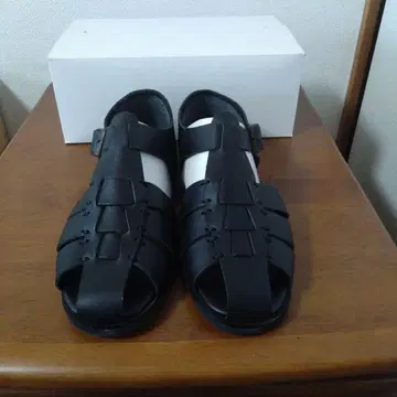 HERISSON 일본제 샌들 블랙 26cm 미사용 새상품
