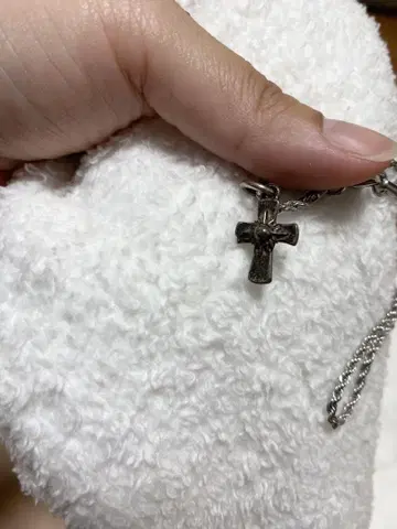 ARIZONA SILVER 크로스 목걸이