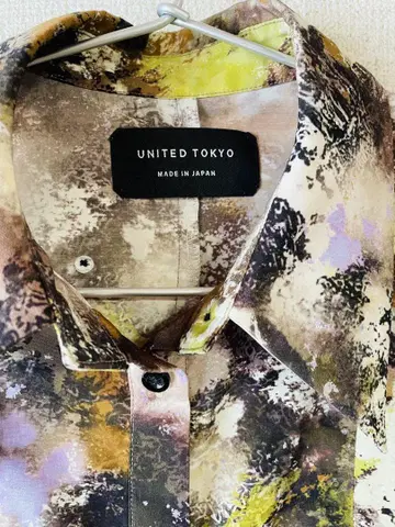 UNITED TOKYO 추상 무늬 긴팔 셔츠 프리 사이즈