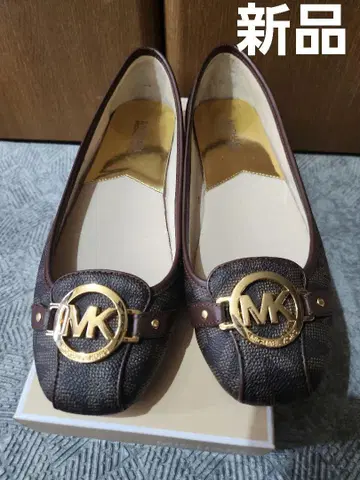 미사용 Michael Kors 플랫 슈즈 26.5cm 브라운