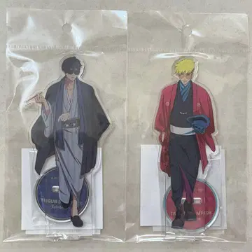 2점 트라이건전 TRIGUN 아크릴 스탠드 니콜라스 밧슈 일본 의류 A
