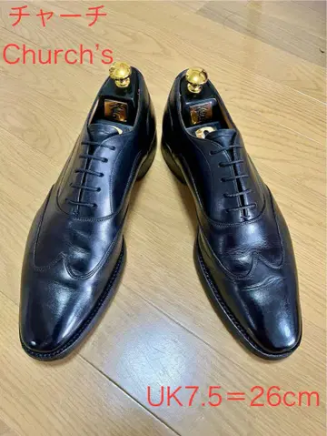 Church's 블랙 드레스 신발 UK7.5