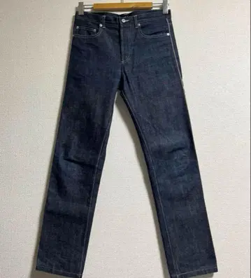 A.P.C. RUE DE FLEURUS PARIS 파이핑 데님