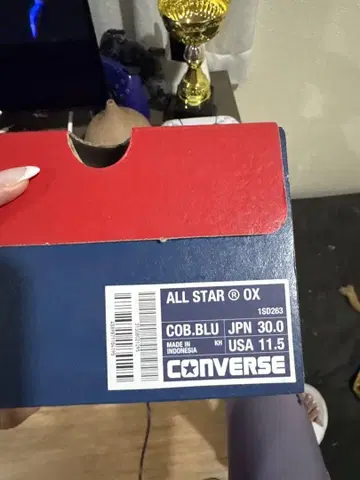 CONVERSE ALL STAR OX 코발트 블루 30.0