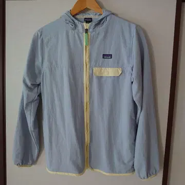 Patagonia 후드 부착 라이트 블루 자켓 M
