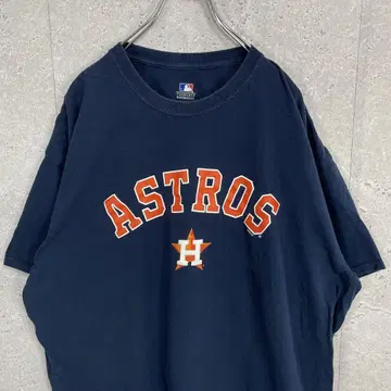 휴스턴 아스트로스 팀 로고 MLB 빅 사이즈 티셔츠 2XL