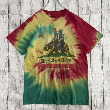 US 구제 의류 Cheech&Chong 타이다이 무비 티셔츠 M 사이즈
