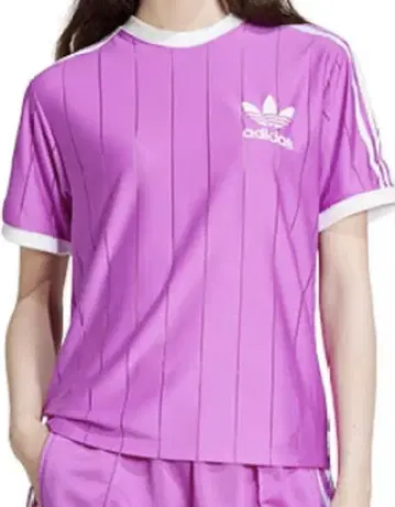 아디컬러스리 스트라이프 핀스트라이프 반팔 티셔츠