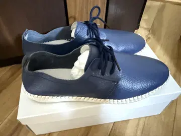 가죽 신발 네이비 사이즈 39 24.5cm