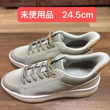 미사용품 핏핏 발수 핸즈프리 스니커즈 (카키) 24.5cm