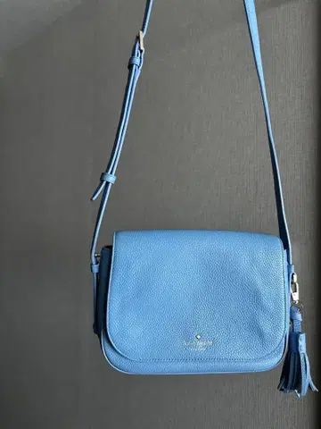 kate spade 블루 가죽 숄더백