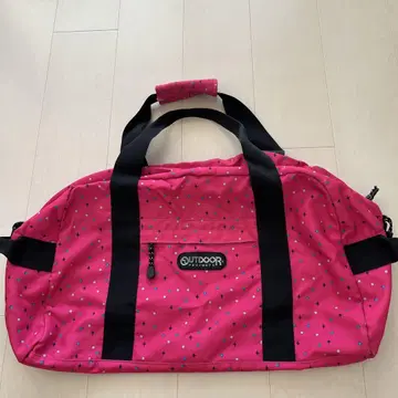 OUTDOOR PRODUCTS 보스턴 백 핑크 별 패턴