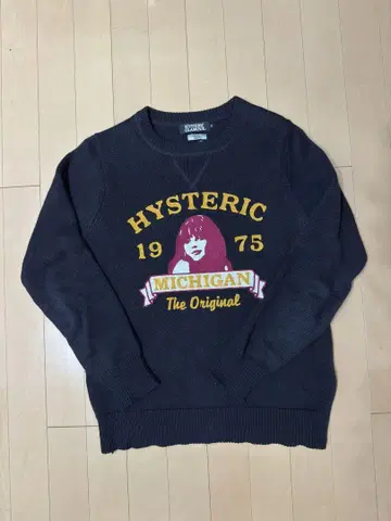 HYSTERIC GLAMOUR 다크 네이비 스웨터 S