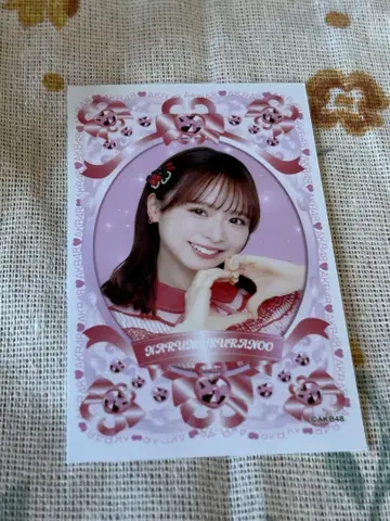 AKB48 봄 네이비 2025 하프 사이즈 브로마이드 쿠라노오 나루미