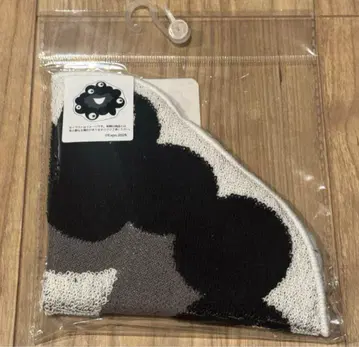 검정 미야쿠미야쿠다이 컷 미니 타월 검정 블랙 미야쿠미야쿠다이